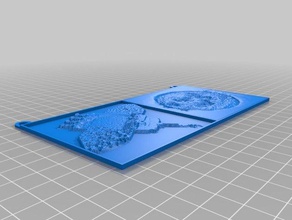 lithophane soleil personnalisé 3d print model - Mito3D