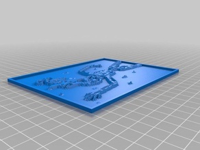 izzy lithophane 2d-Kunst kundengebundene 3d print model - Mito3D