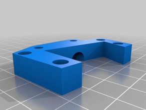 adaptador para montar fuente el poder marco single-frame prusa i3 arriba 3d Drucker Zubehör make-r soporte 3d print model - Mito3D