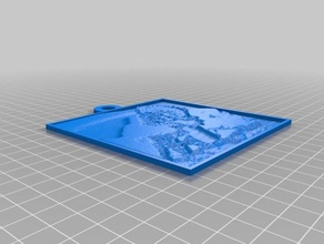 mj lithophane Arte en 2d personalizado 3d print model - Mito3D