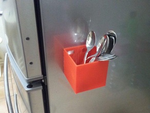 caixa magnética recipientes destaque do agregado familiar a cozinha openscad útil 3d print model - Mito3D