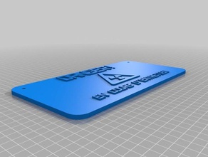 entretien işaretler ve logolar özelleştirilmiş 3d print model - Mito3D