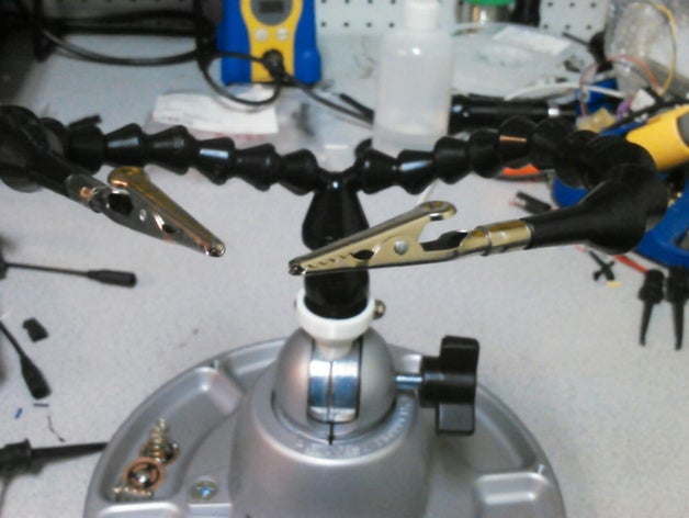 soldering helping hand panavise electronics solder station tool holder 3D print model - Mito3D