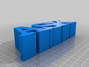 preguntar personalizado 3d print model - Mito3D