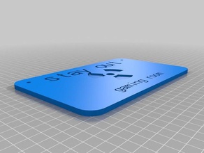 gaming anmelden Schilder & logos kundengebundene 3d print model - Mito3D