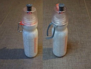 bottiglia di acqua per ciclo sostituzione sport & fitness all'aperto moschettone customizer loop 3d print model - Mito3D