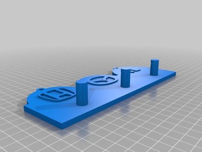 my honda mazda house key hanger organization customized 3d print model - Mito3D