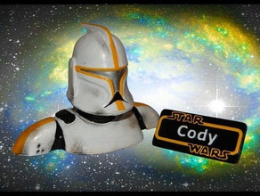 star wars - cody name plate signs & logos 3d customization co llc clone trooper westley harrell 3d print model - Mito3D