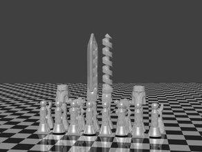 modio satranç tahtası modiochallenge 3d print model - Mito3D