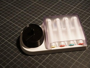 oral-b stand la salle de bains brosse à dents électrique oralb porte-brosse 3d print model - Mito3D