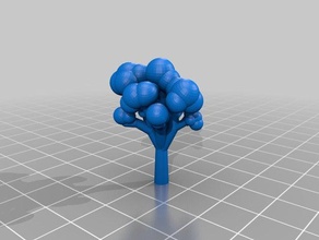 meine angepasste zufälligen rekursiven Baum Biologie kundengebundene 3d print model - Mito3D