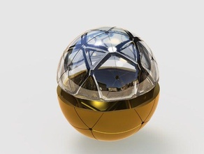 küre-box araç sahipleri & kutu top kutusu kap dodecahedron geometrik geometri içi boş makerbotornaments matematik kaplarlar hap kabı yüzük kutsal solidworks küre güçlü oyuncak 3d print model - Mito3D