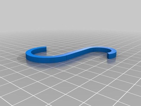 my customized ultimate s-hook household supplies 3d print model - Mito3D