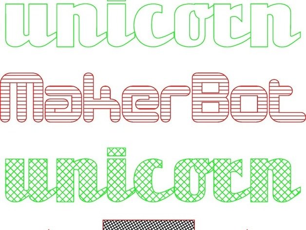 inkscape hatch fill extension other crosshatchchallenge egg-bot eggbot unicorn 3D print model - Mito3D
