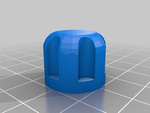 12mmknob parti di ricambio su misura 3d print model - Mito3D