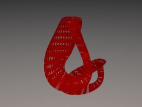 garrafa de klein matemática arte 3d print model - Mito3D