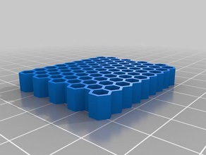 my customized 6 x 9 honeycomb generator biology 3d print model - Mito3D