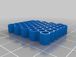 my customized 6 x 9 honeycomb generator biology 3d print model - Mito3D
