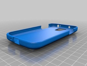 s4 custom case mobile phone 3d print model - Mito3D