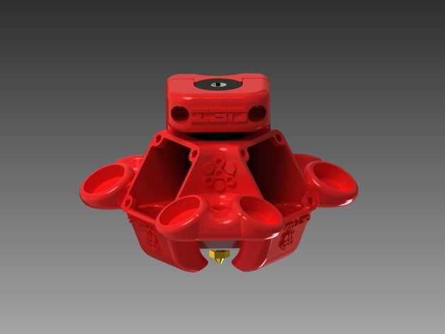enchimento 3d delta bot magnético efetor Impressora de peças deltabot efetoras infill3d em 3D print model - Mito3D