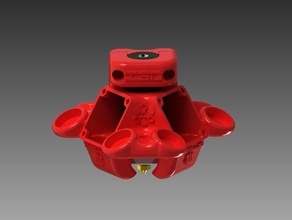 enchimento 3d delta bot magnético efetor Impressora de peças deltabot efetoras infill3d em 3d print model - Mito3D