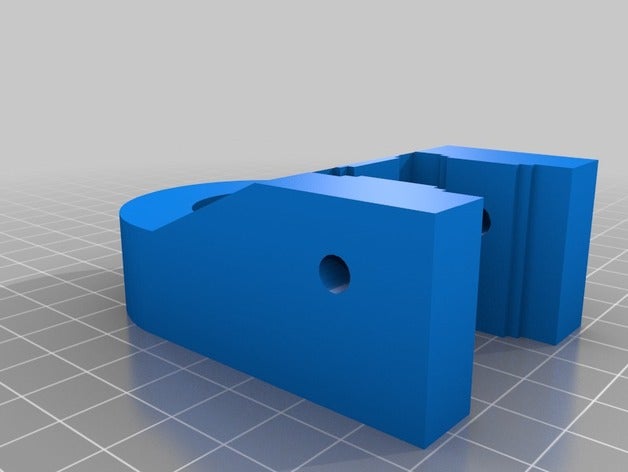 supporto asse z superiore 262 3D print model - Mito3D