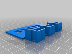 meine individuelle 5 rocker switch panel Acryl prusa i3 3d Drucker Zubehör kundengebundene 3d print model - Mito3D