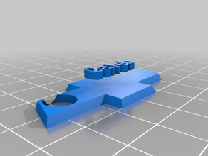 Kaleb Schlüsselanhänger kundengebundene 3d print model - Mito3D