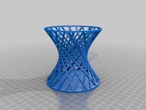 my customized twisted cage 2 math art 3d print model - Mito3D