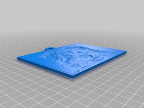 maks 1 2d art personnalisé 3d print model - Mito3D