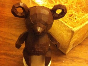 happy valentine diy bear 3d print model - Mito3D