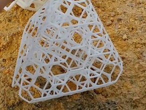 tetrahedral crystalline network math art array cellular automata crystal geometry lattice 3d print model - Mito3D
