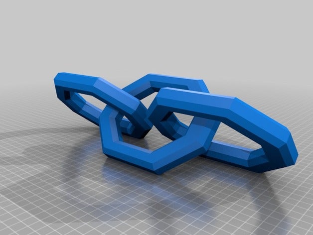 chain link 3D print model - Mito3D