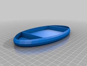 taller compartmental tray containers 3d print model - Mito3D
