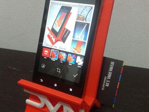 telefon ve kart sahibinin adı 3d baskı 3d print model - Mito3D
