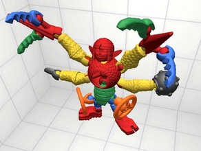 dr zalien jouets & jeux modiochallenge 3d print model - Mito3D