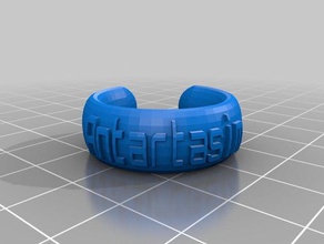 ring thing fashion customized 3d print model - Mito3D