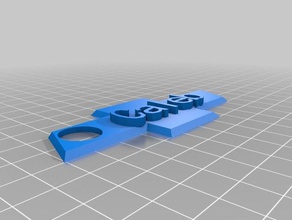 caleb3 Schlüsselanhänger kundengebundene 3d print model - Mito3D