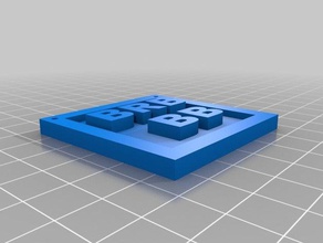 brb bb işareti 3d print model - Mito3D
