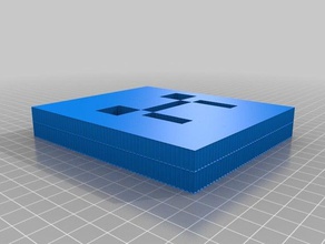 creeper blokify kütüphane minecraft rakamlar 3d print model - Mito3D
