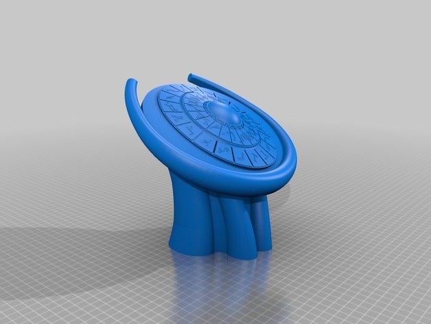 ddh props arduino dial de inicio del dispositivo replicatorg sg1 sketchup stargate 3D print model - Mito3D