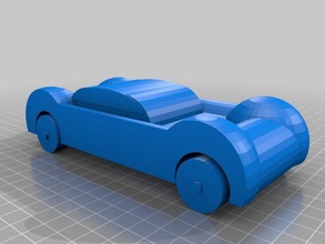el coche de juguete rc los vehículos 3d print model - Mito3D