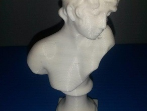 sappho buste poète grec sculptures 3d print model - Mito3D