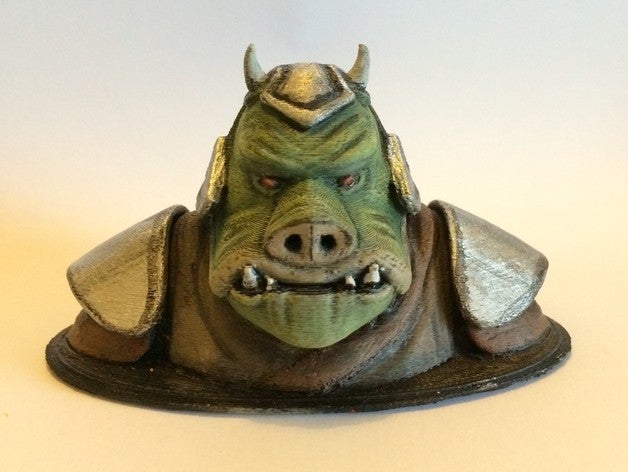 gamorrean guarda de esculpir criaturas do busto jabba estrela starwars star wars guerras 3D print model - Mito3D