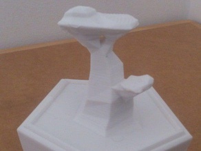 low poly bonsai vano segreto all'aperto e giardino box 3d print model - Mito3D