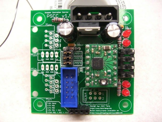 pscc v152 stepper controller other 1201 a4983 allegro electronics upgrade part reprap extruder 3D print model - Mito3D