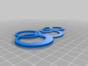 collana cerchi jewelry customized 3d print model - Mito3D