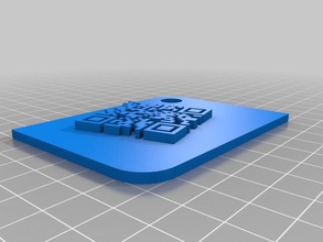 qr wj blog organizasyon özelleştirilmiş 3d print model - Mito3D
