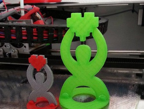 5 filament 3d baskı atwi8p şekil sembol 3d print model - Mito3D