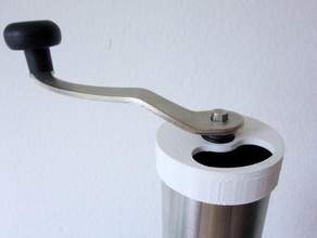 porlex jp30 grano de café amoladora la abertura cubierta cocina y comedor 3d print model - Mito3D